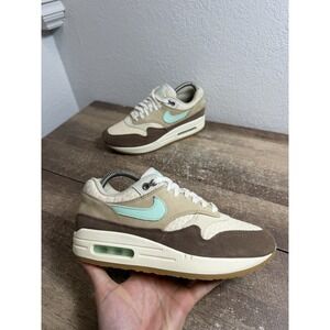 Nike Air Max 1 Premium 2 Retro Men's Size 6.5 8W Crepe Hemp Brown Suede Sneakers